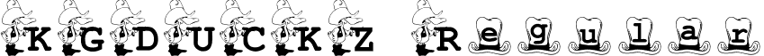 KGDUCKZ Regular font - KG_DUCKZ.TTF