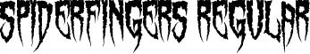 Spiderfingers Regular font - Spiderfingers.ttf