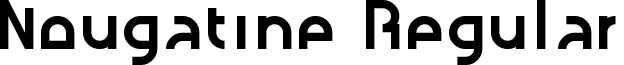 Nougatine Regular font - nougatine.ttf