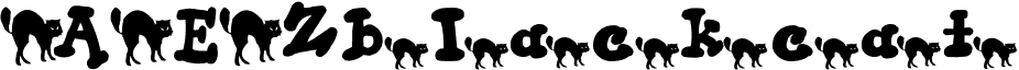 AEZ black cat font - AEZ black cat.ttf