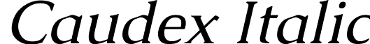 Caudex Italic font - Caudex-Italic.ttf