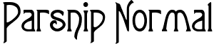 Parsnip Normal font - ex1412.ttf