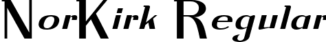 NorKirk Regular font - NORKIRK_.TTF