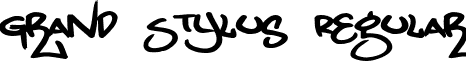 Grand Stylus Regular font - design.graffiti.Grand Stylus.ttf