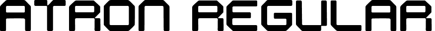 ATRON Regular font - ATRON_Rounded.ttf