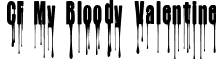 CF My Bloody Valentine font - CFMyBloodyValentine-Regular.ttf