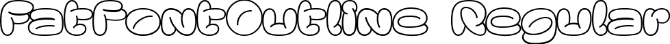 FatfontOutline Regular font - FATFO___.TTF