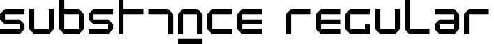 subst1mce Regular font - subst1mce.ttf