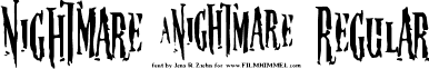 Nightmare 5 Regular font - Nightmare 5.ttf