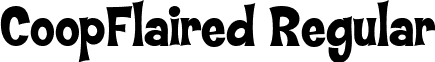 CoopFlaired Regular font - CoopFlaired_by_AlltheFashion.ttf
