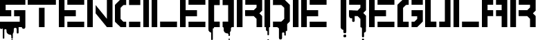 StencileOrDie Regular font - SOD_Regular.TTF