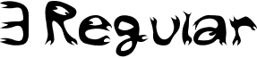 3 Regular font - byDK_Alienable Halloween.ttf