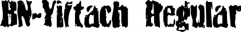 BN-Yiftach Regular font - BN-Yiftach.ttf