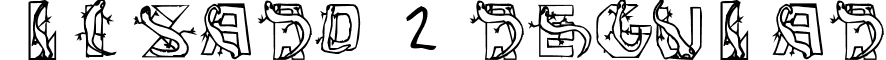 Lizard 2 Regular font - LIZARD2_.TTF