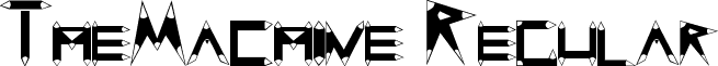 TheMachine Regular font - byDK_TheMachine.ttf