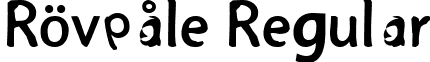 Rövpåle Regular font - ROVPAL.ttf