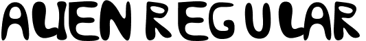 Alien Regular font - Alien_by_Felina_Cat.ttf