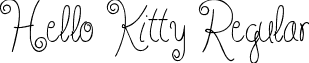 Hello Kitty Regular font - Hello Kitty Angel.ttf