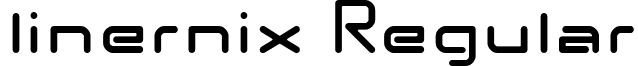 linernix Regular font - LINERNIX.TTF