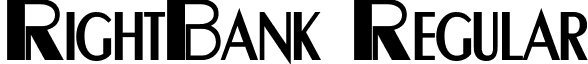 RightBank Regular font - RIGHB___.TTF