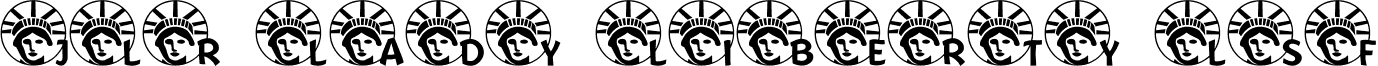 JLR Lady Liberty LSF font - JLRLadyLibertyLSF.ttf