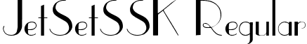 JetSetSSK Regular font - JetSetSSK-Regular.ttf