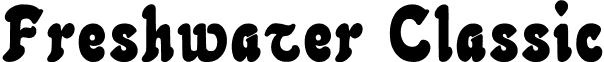 Freshwater Classic font - Freshwater-Classic.ttf
