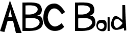ABC Bold font - Chunky.ttf