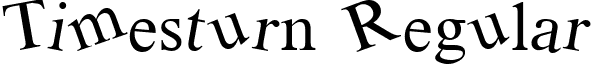 Timesturn Regular font - TIMESTUR.TTF