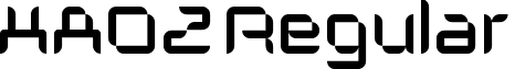 HAOZ Regular font - haoz.ttf