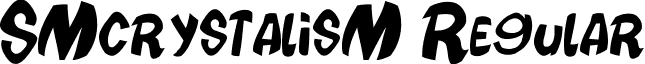 SMcrystalisM Regular font - SM_crystalisM.ttf