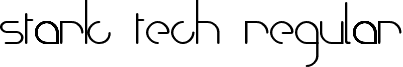 Stark Tech Regular font - StarkTech_Complete_by_Deep_Brown.ttf