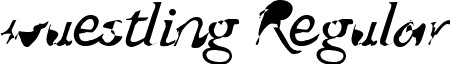 wuestling Regular font - WUESTLIN.TTF