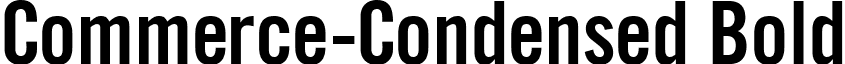 Commerce-Condensed Bold font - unicode.commercb.ttf