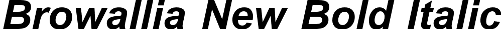 Browallia New Bold Italic font - browaz.ttf