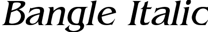 Bangle Italic font - BANGI___.TTF