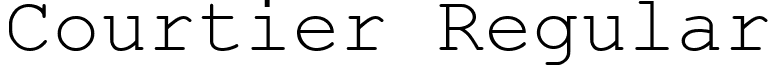 Courtier Regular font - AXCCRT.TTF