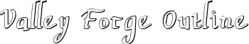 Valley Forge Outline font - valleyforgeo.ttf