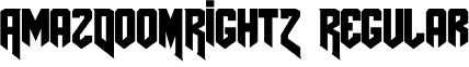 AmazDooMRight2 Regular font - AmazDooMRight2.ttf