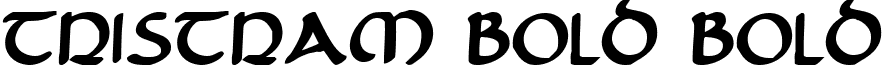 Tristram Bold Bold font - tristramb.ttf