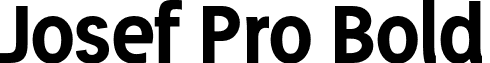 Josef Pro Bold font - JosefPro-Bold.otf