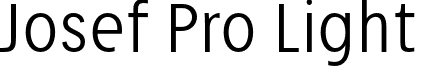 Josef Pro Light font - JosefPro-Light.otf