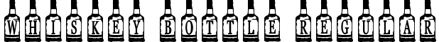 Whiskey Bottle Regular font - Whiskey Bottle.ttf