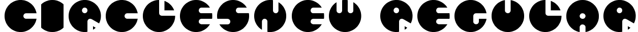 CirclesNew Regular font - Circles_New.ttf