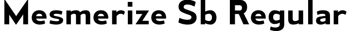 Mesmerize Sb Regular font - mesmerize-sb.ttf