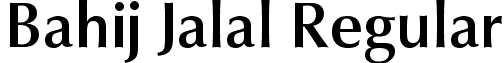 Bahij Jalal Regular font - Bahij Jalal-Regular.ttf