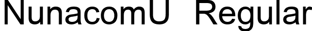 NunacomU Regular font - NUNACOMU.TTF