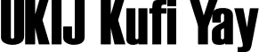 UKIJ Kufi Yay font - UKIJKuY.ttf