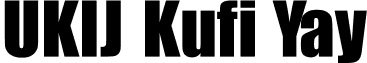 UKIJ Kufi Yay font - UKIJKuYB.ttf