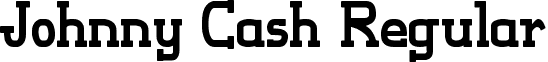 Johnny Cash Regular font - Cash_Font_by_despicablehero.ttf